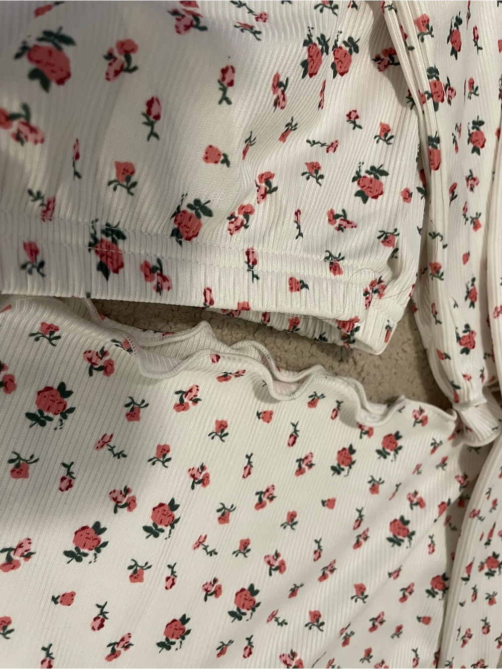 Women's Floral PJs - Picture 5 of 7